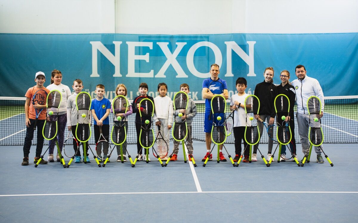Tennis club spin clinic event