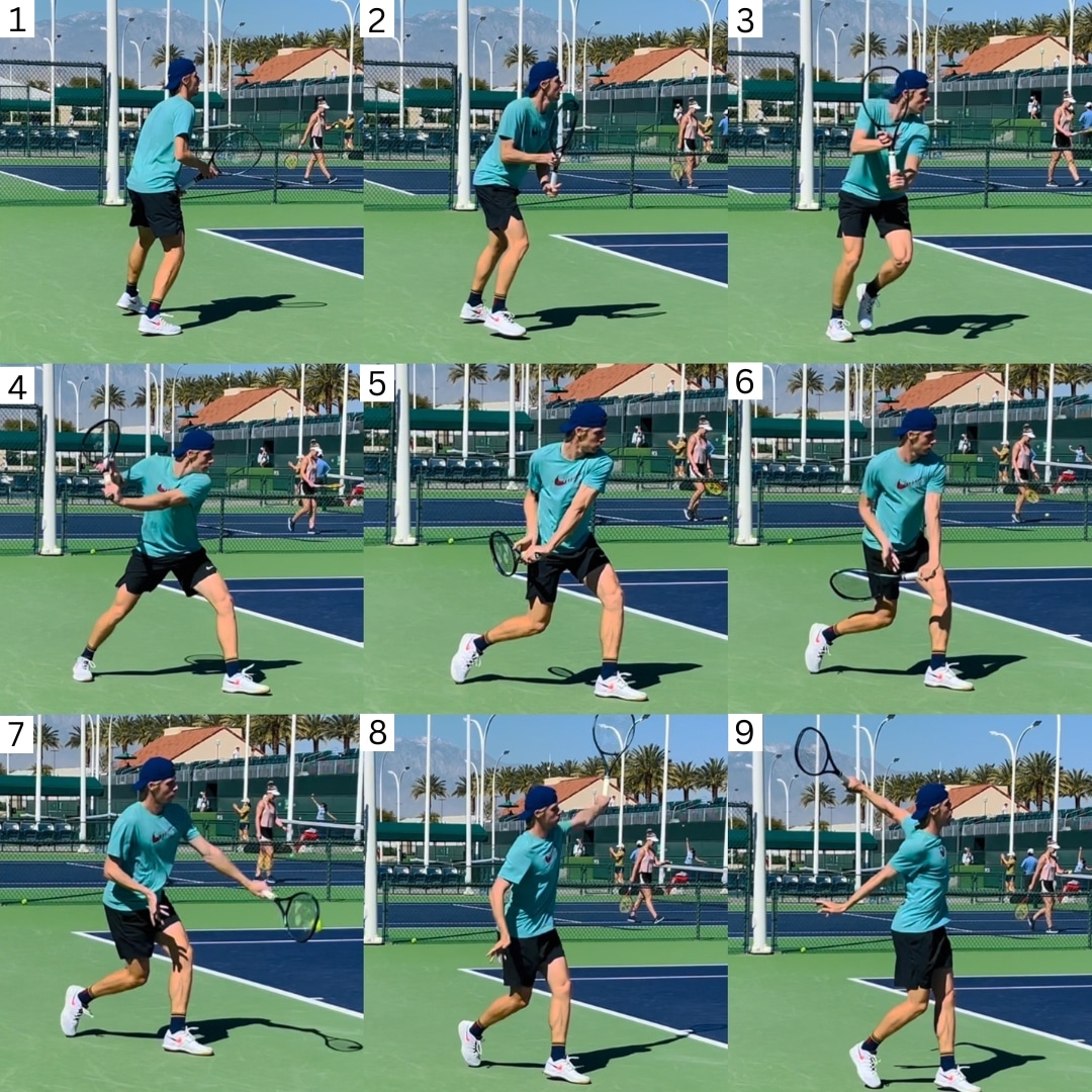 Denis Shapovalov one-handed backhand