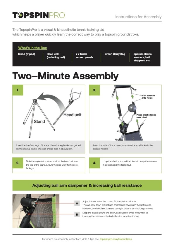 TopspinPro-Assembly-Warranty