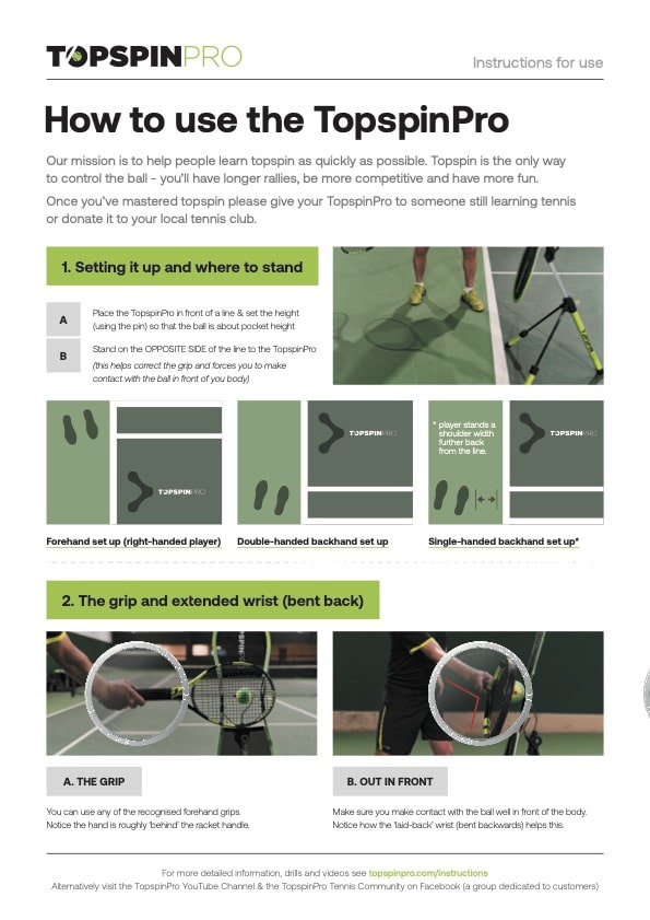 TopspinPro-Instructions