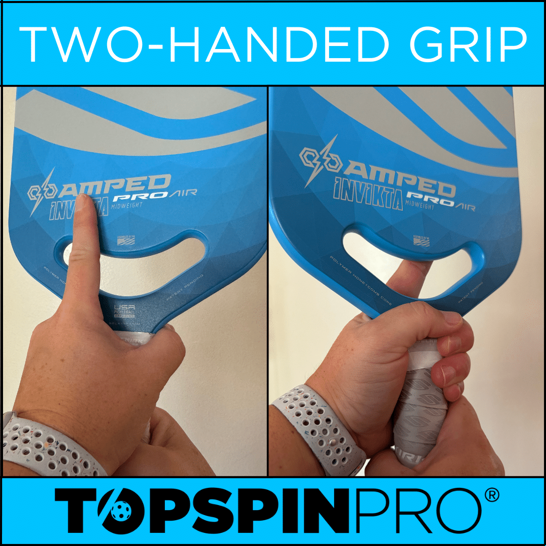two-handed backhand