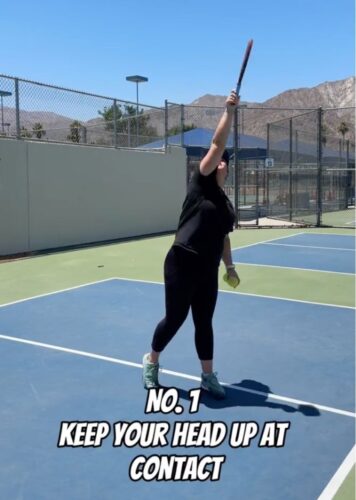 overhead smash pickleball tips