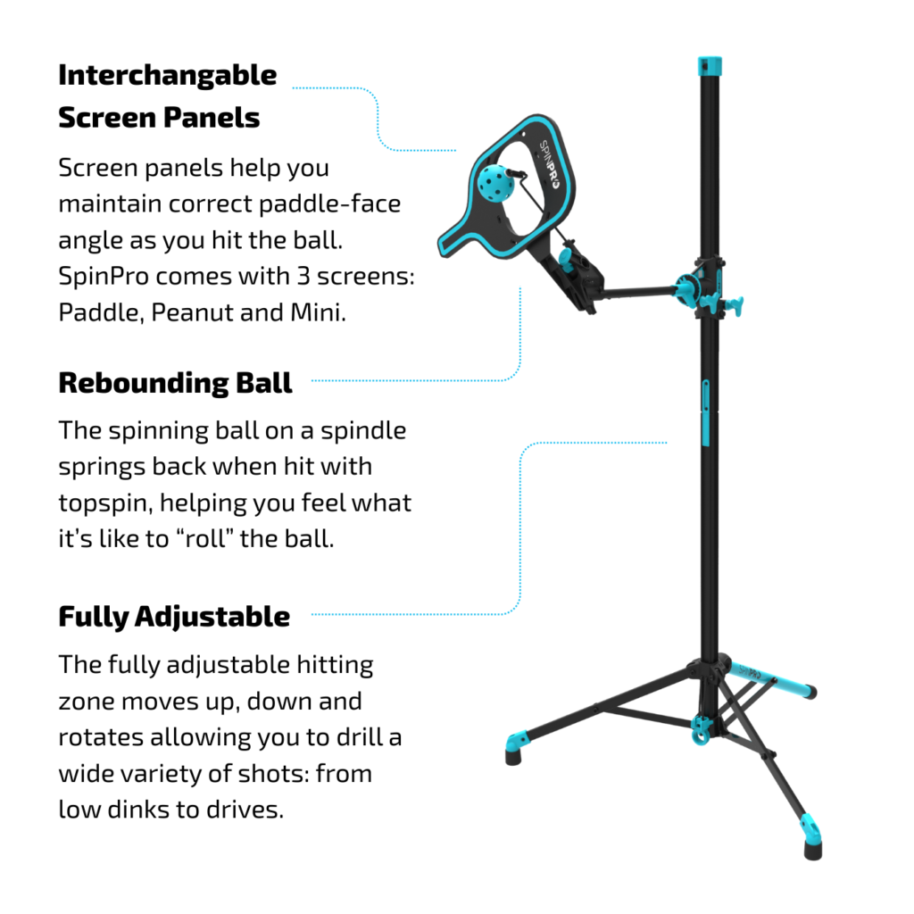 Spinpro Pickleball Carousel Features