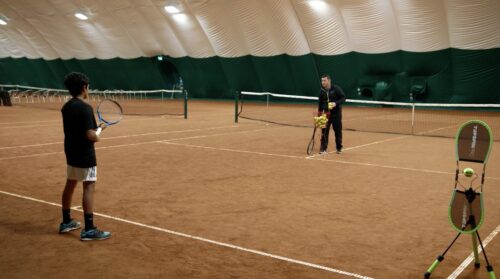 Junior Drills with the Tennis TopspinPro
